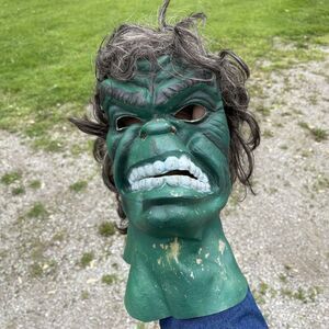 Cesar Incredible Hulk Vintage 1979 Vinyl Mask Marvel no Don Post Distortions